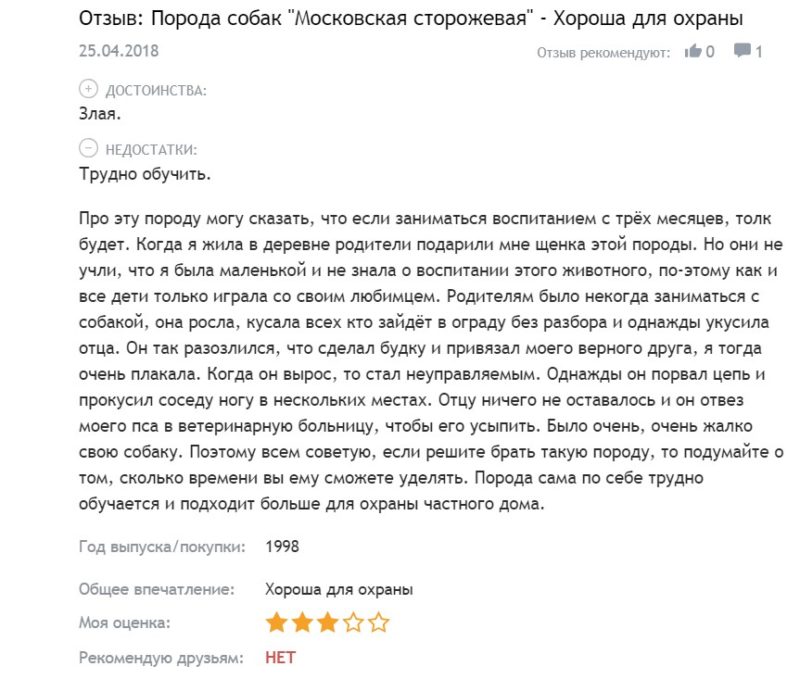 Московская сторожевая овчарка